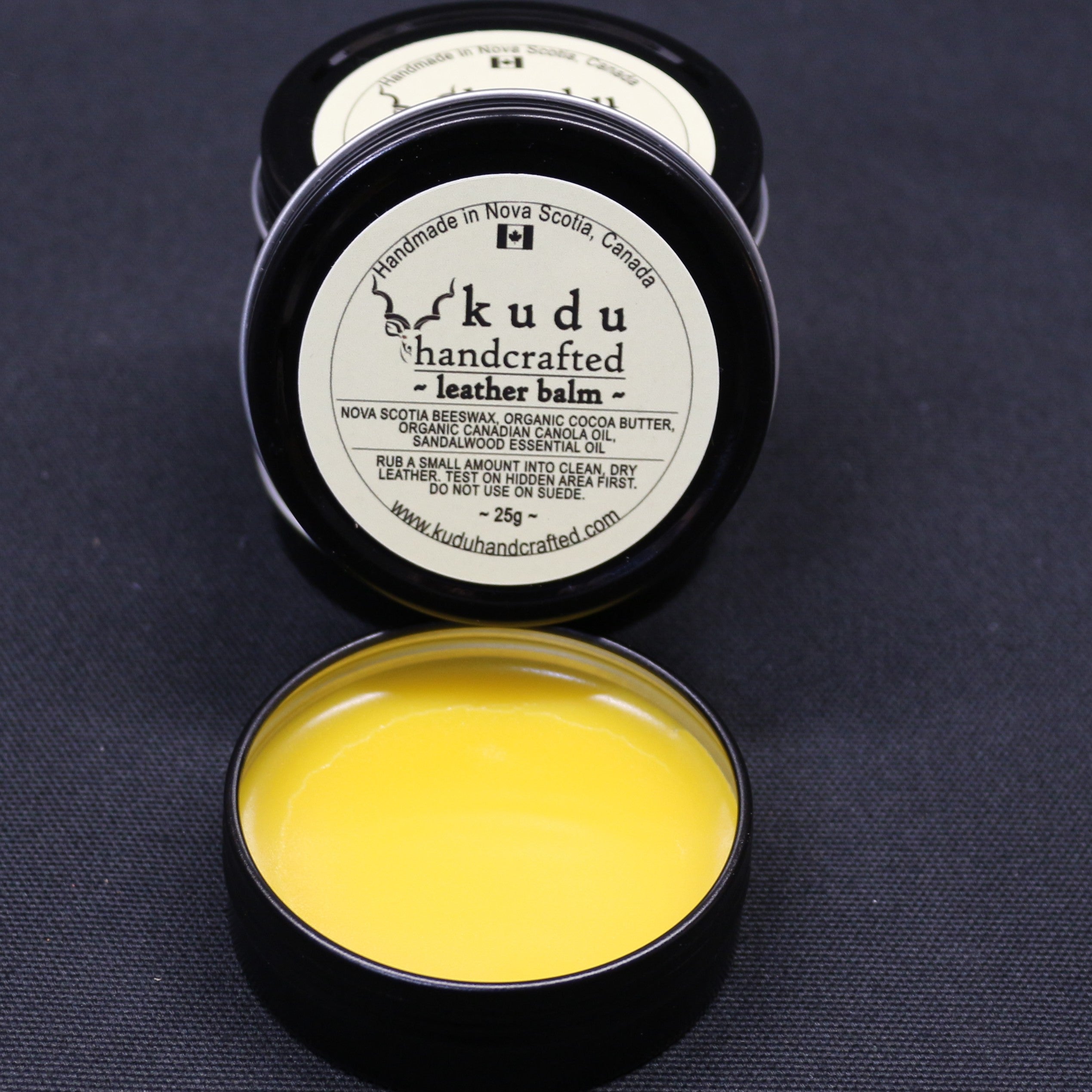 All Natural Leather Balm - 12 pack, 25g tins, Free Delivery in HRM